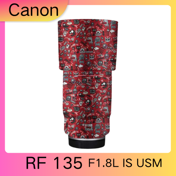 Lentes Canon RF135F1.8L IS USM  - Pele câmera, adesivo câmera - com alta resistência a arranhões, à prova d'água e com design elegante.